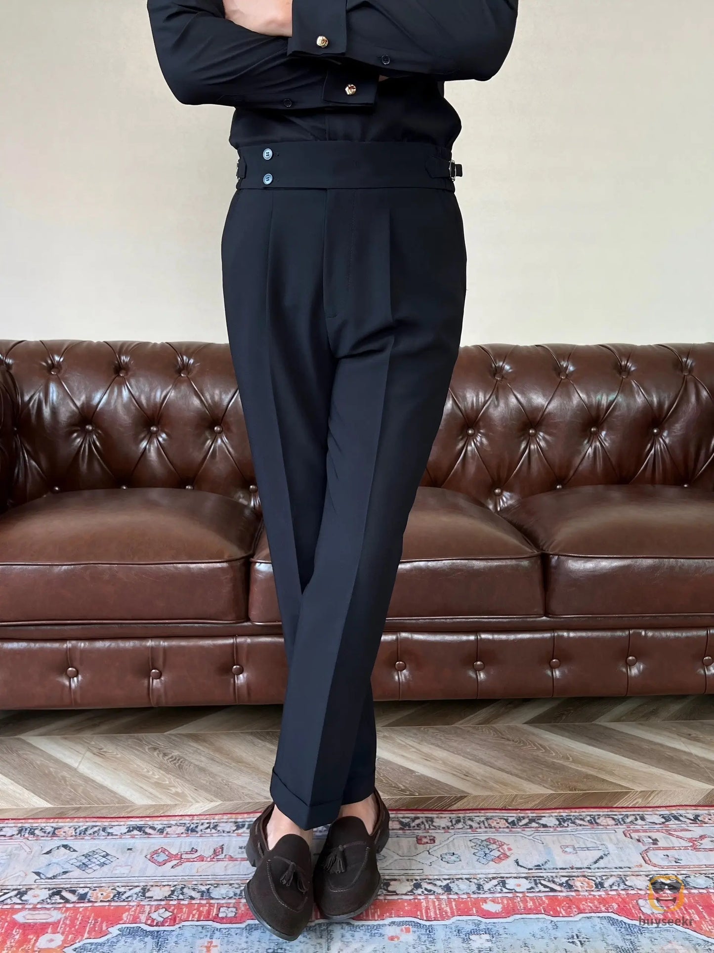 ComfortFlex Dress Pants Sidetab Elastic Trousers - Buyseekr