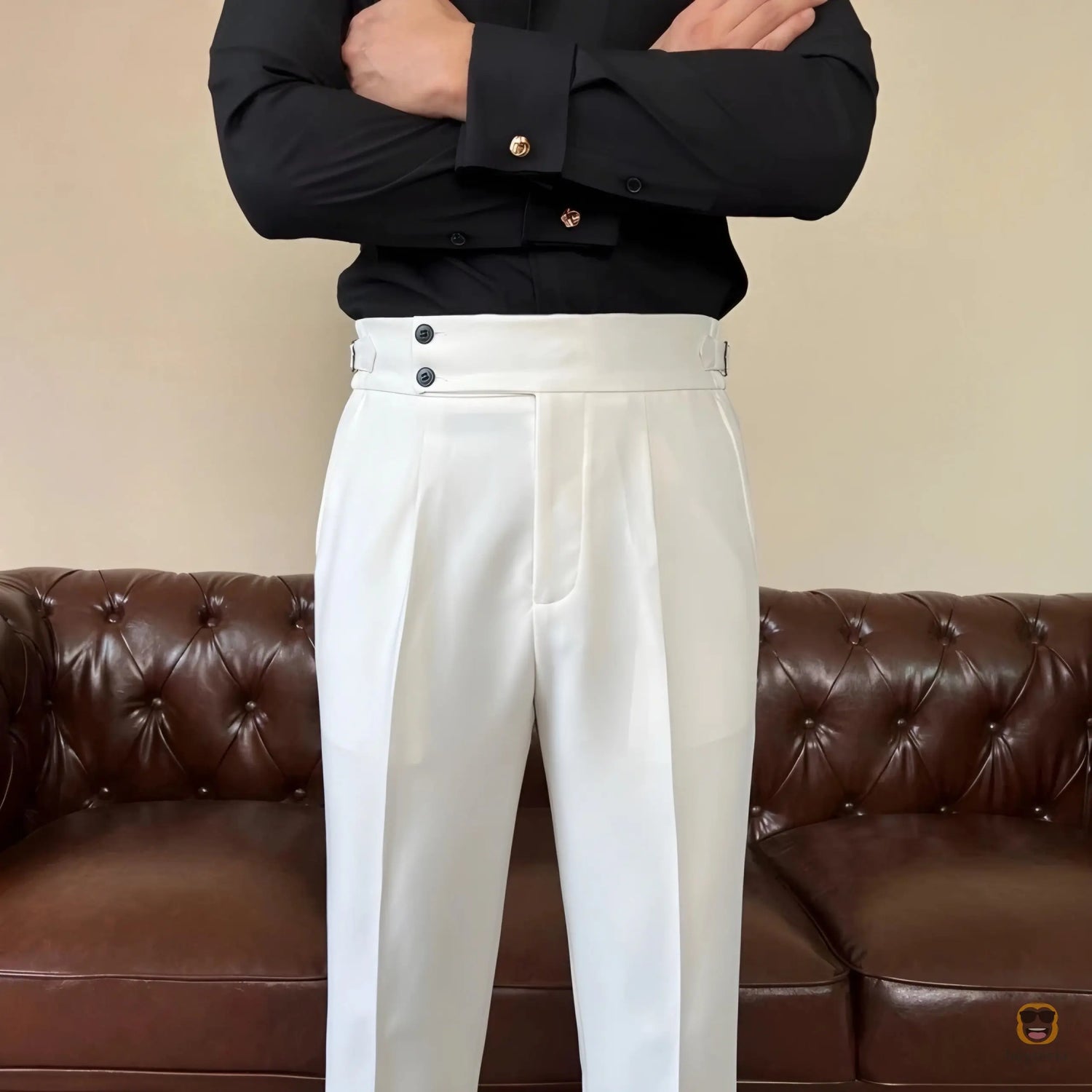 ComfortFlex Dress Pants Sidetab Elastic Trousers - Buyseekr