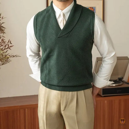 Cozy Knit Wool Vest My Store