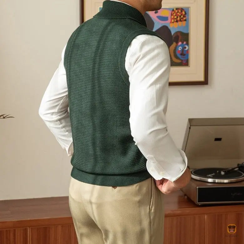 Cozy Knit Wool Vest My Store