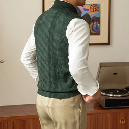 Cozy Knit Wool Vest My Store