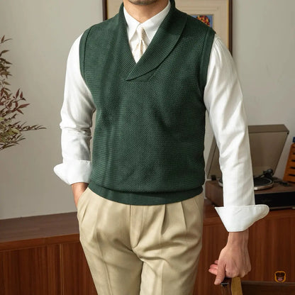 Cozy Knit Wool Vest My Store