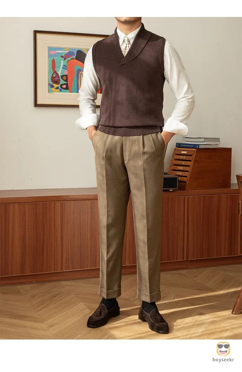 Cozy Knit Wool Vest - Buyseekr