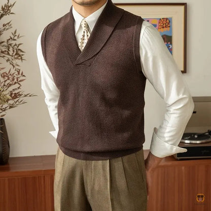 Cozy Knit Wool Vest My Store
