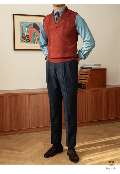 Cozy Knit Wool Vest My Store