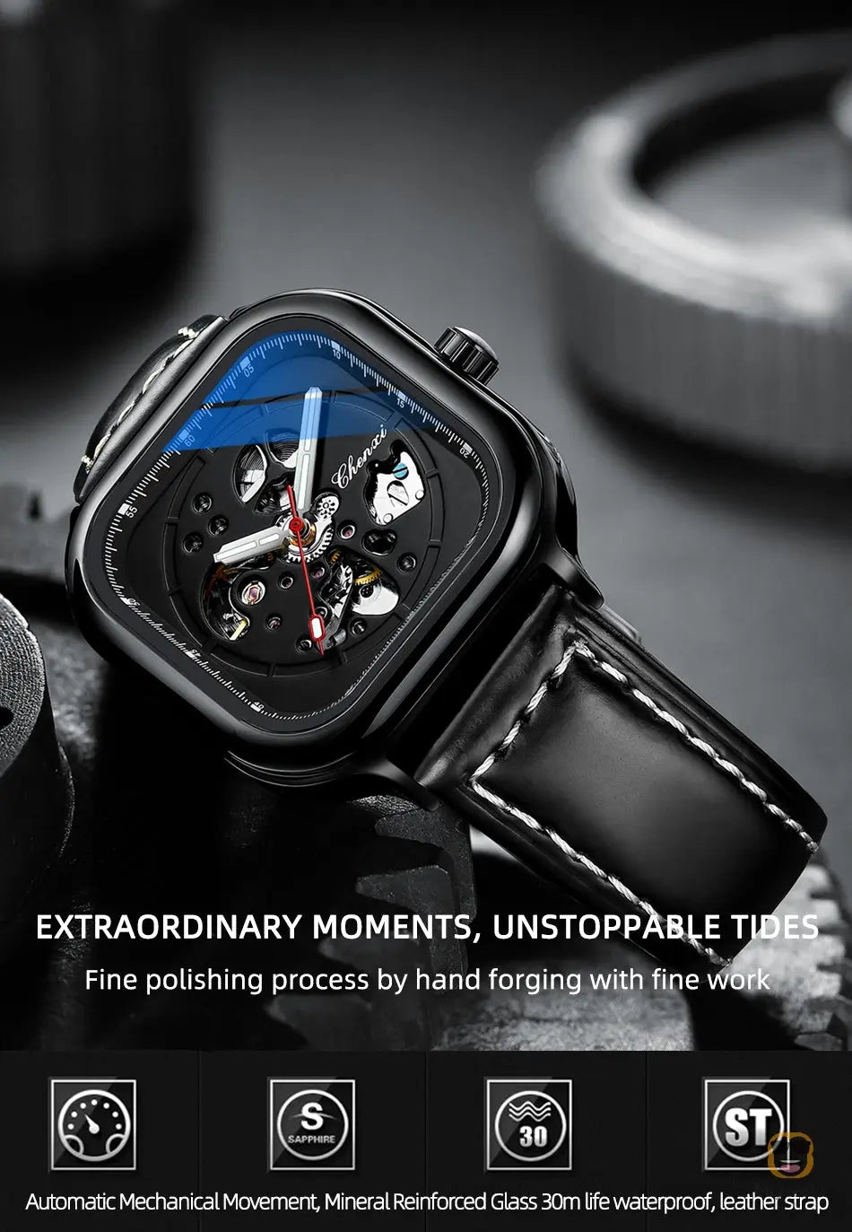 Elegant Men's Automatic Watch - Buyseekr