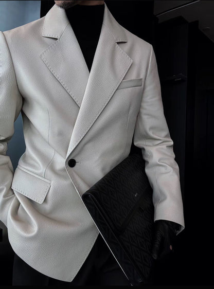Handcrafted Heritage Full-Grain Sheepskin Jacket