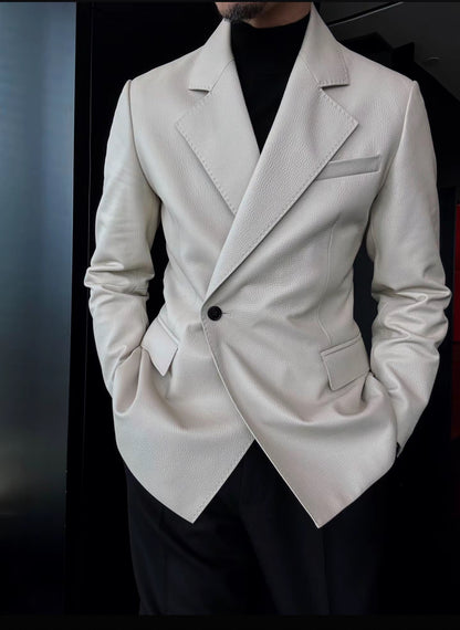 Handcrafted Heritage Full-Grain Sheepskin Jacket
