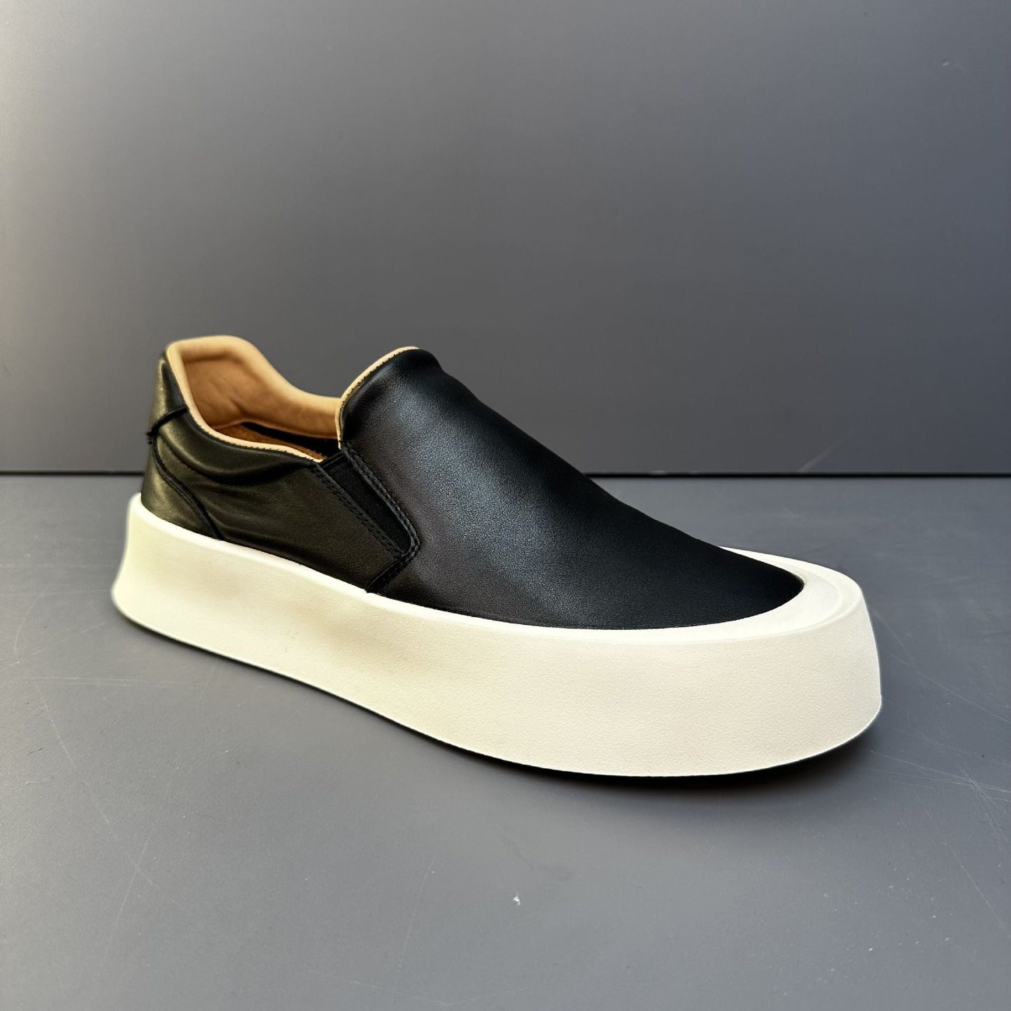 Effortless Comfort Leather Sneakers