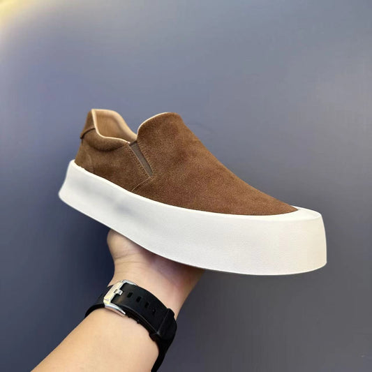 Effortless Comfort Leather Sneakers