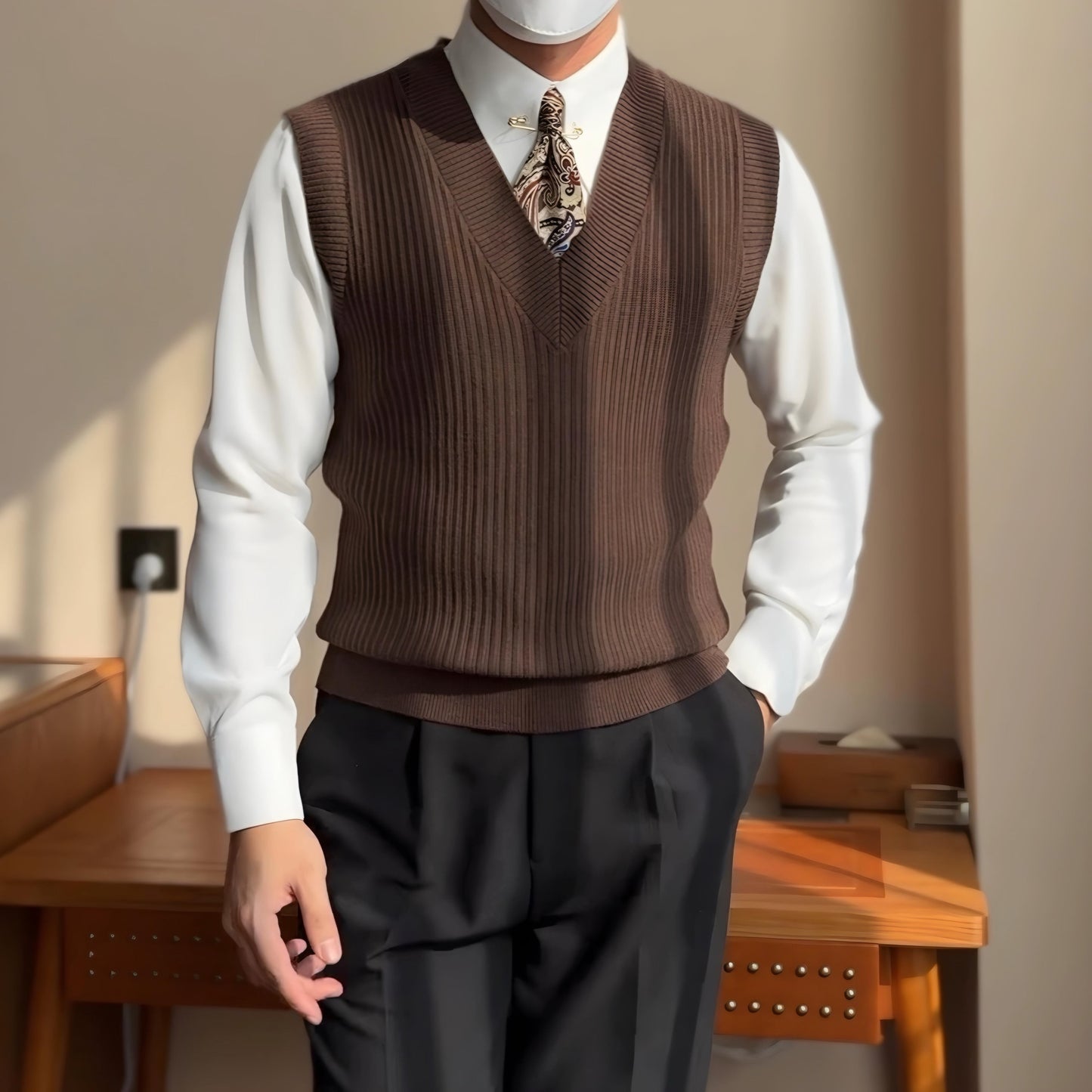 Cozy Knit Waistcoat Magic