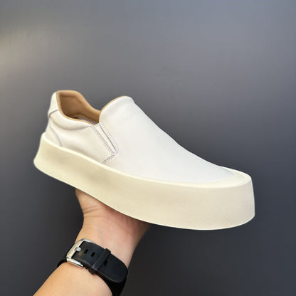 Effortless Comfort Leather Sneakers