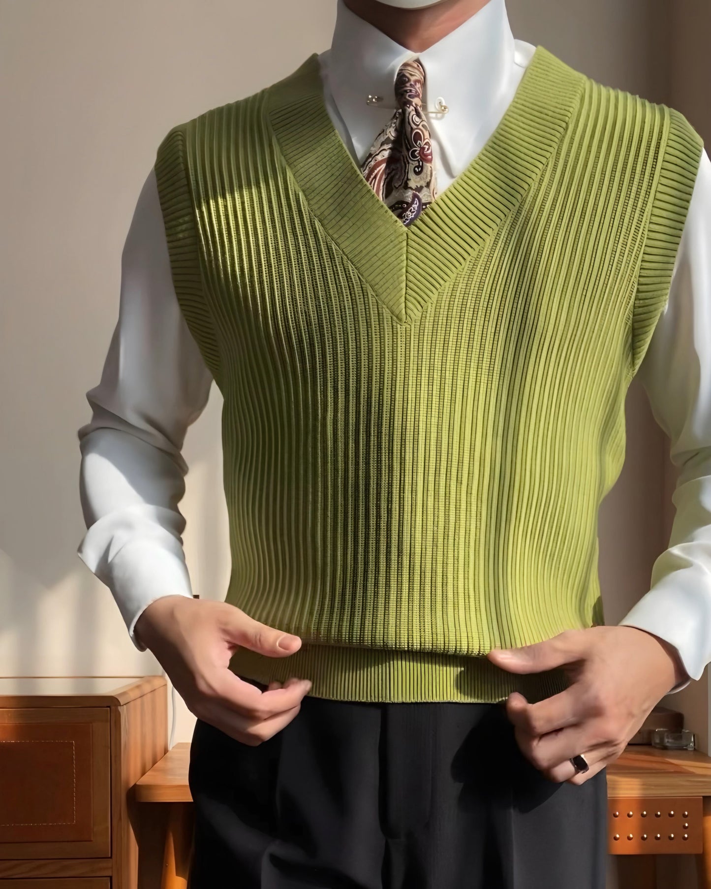 Cozy Knit Waistcoat Magic