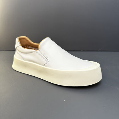 Effortless Comfort Leather Sneakers